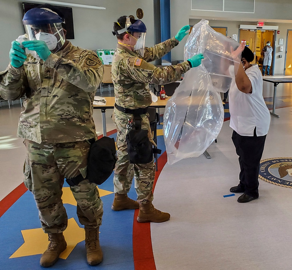 21st WMD-CST trains Paramus staff