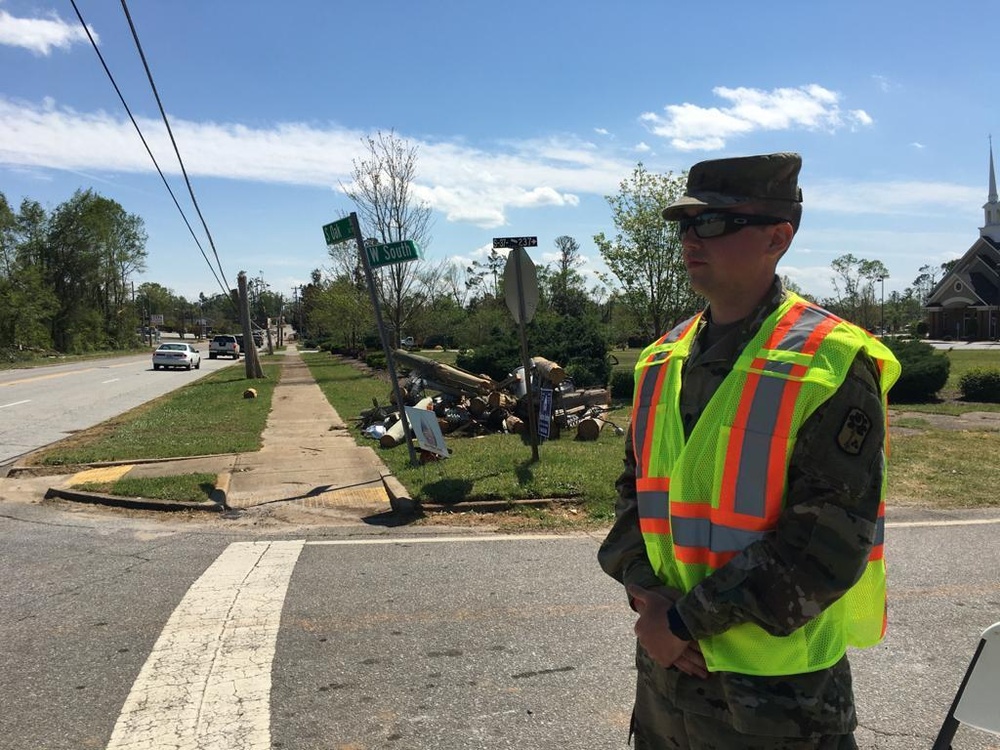 South Carolina National Guard supports in aftermath of tornadoes