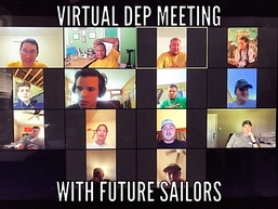 Navy Recruiters Hold Virtual DEP Meeting