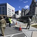 Vermont soldiers conduct a mass casualty exercise at UVM Medical Center