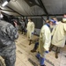 Vermont soldiers conduct a mass casualty exercise at UVM Medical Center