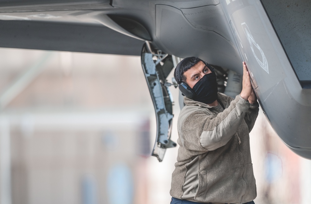 Flightline Ops continue during COVID-19 Pandemic