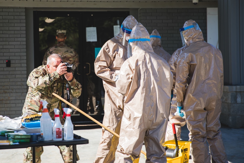 116th Air Control wing assist residents of long-term care facility during COVID-19 pandemic