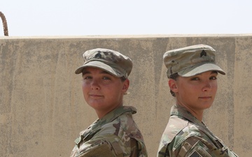 North Carolina National Guard Twin Sister Soldiers Double Down on Deployment