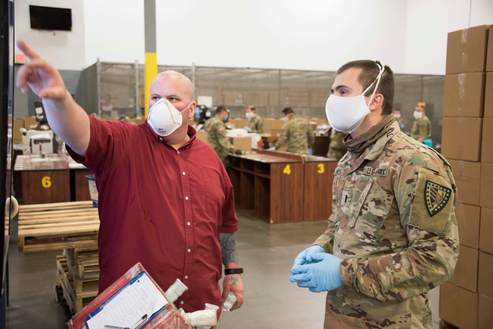 Indiana National Guard supports warehouse operations at Plainfield Correctional Facilities