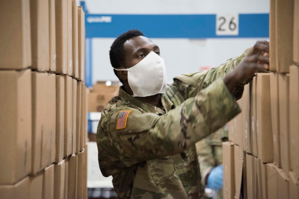 Indiana National Guard supports warehouse operations at Plainfield Correctional Facilities