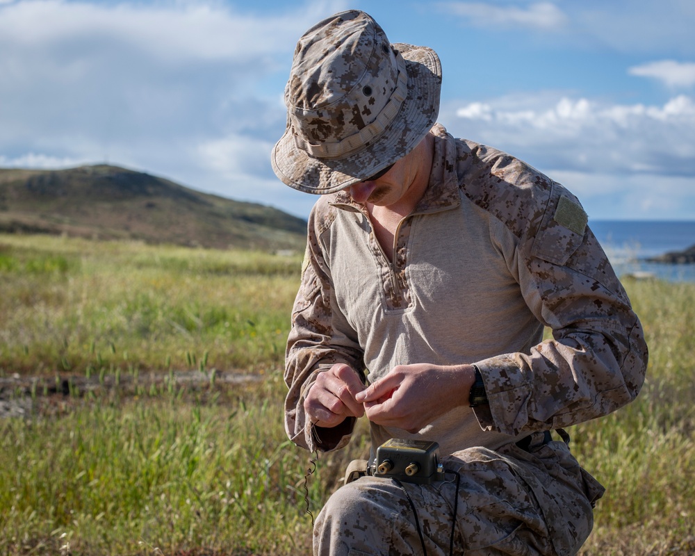 EOD conducts an Operational clearing range on San Clemente Island