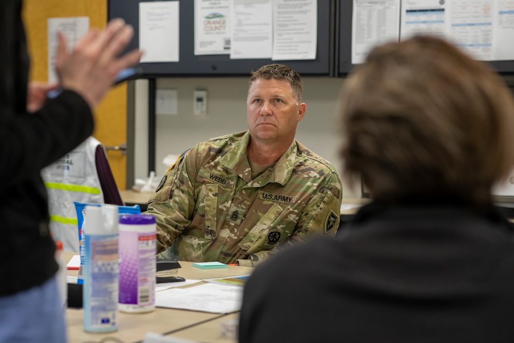 N.C. Guardsmen embed with Emergency Management in response to COVID-19