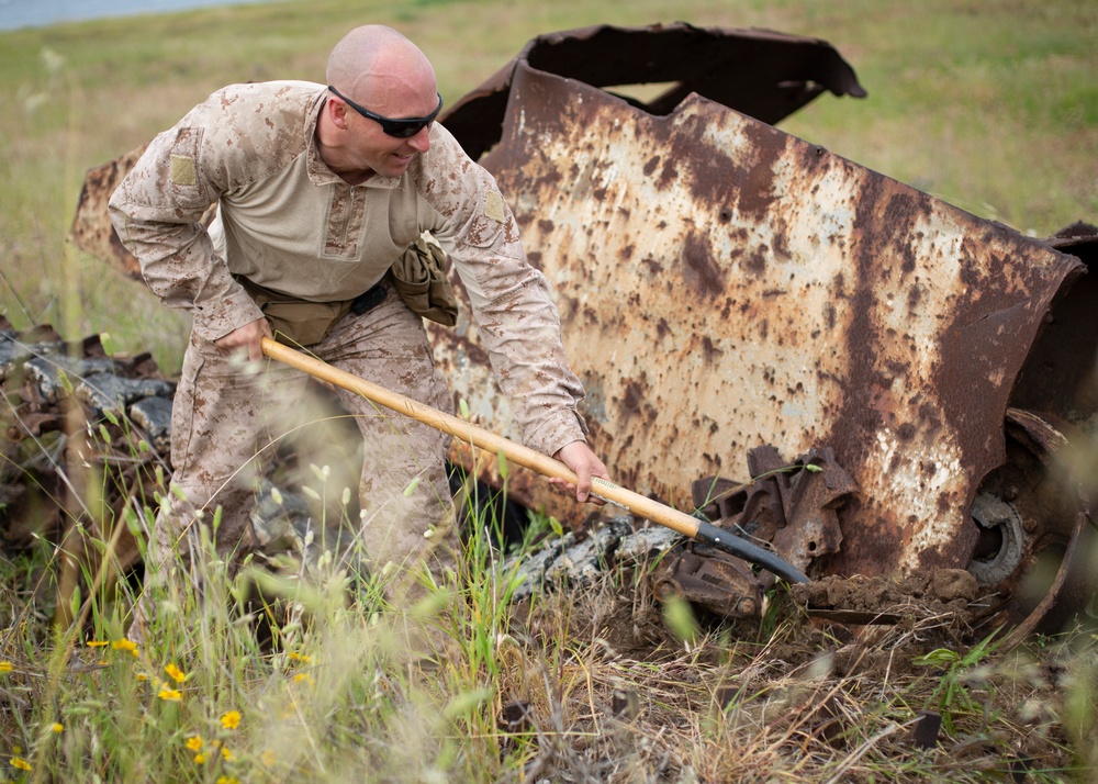 EOD Marines participate in an Operational clearing range on San Clemente Island