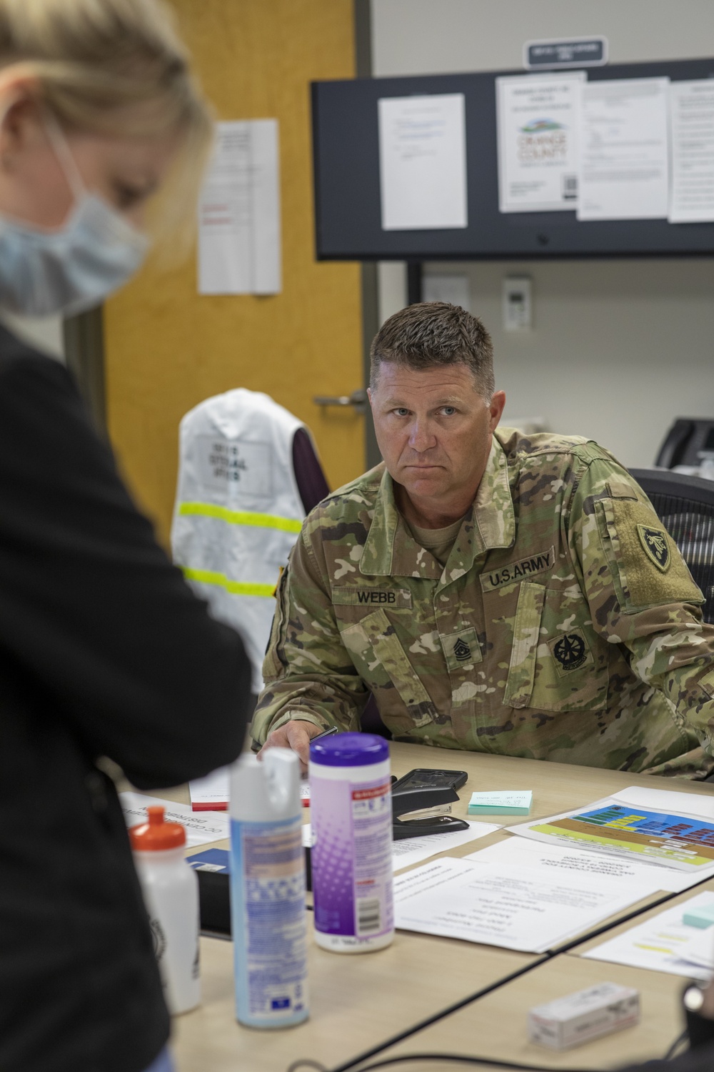 N.C. Guardsmen embed with Emergency Management in response to COVID-19