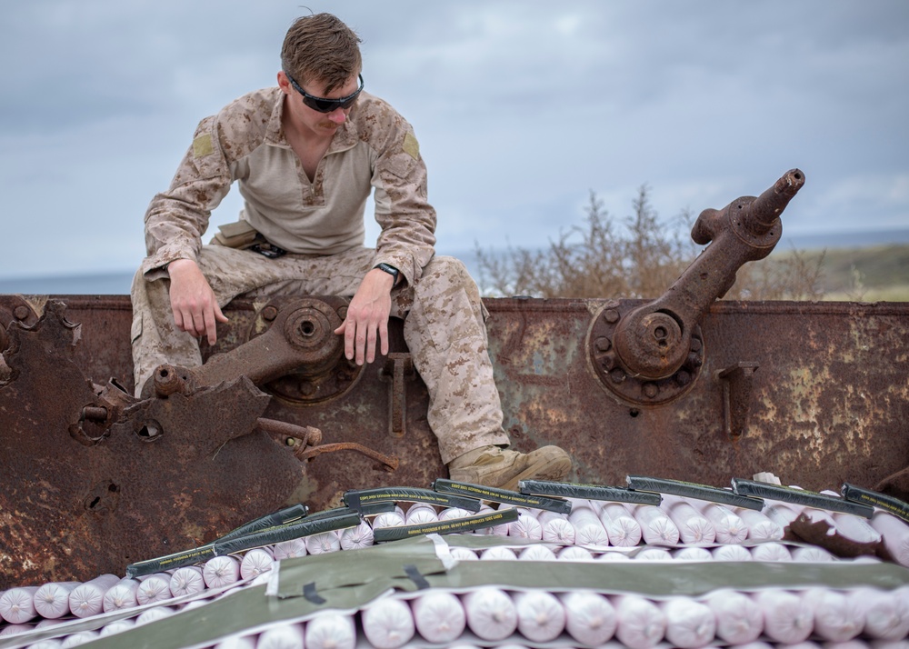 EOD Marines participate in an Operational clearing range on San Clemente Island