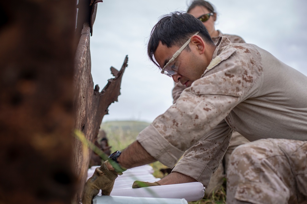 EOD Marines participate in an Operational clearing range on San Clemente Island