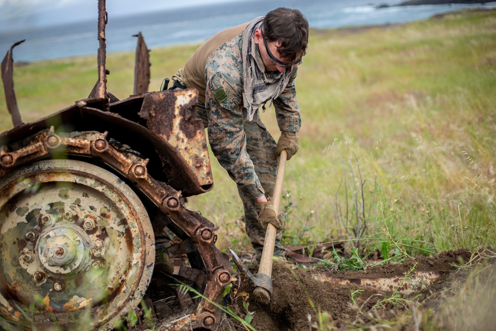 EOD Marines participate in an Operational clearing range on San Clemente Island