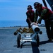31st MEU Marines load AIM-120 AMRAAM onto F-35B fighter aircraft