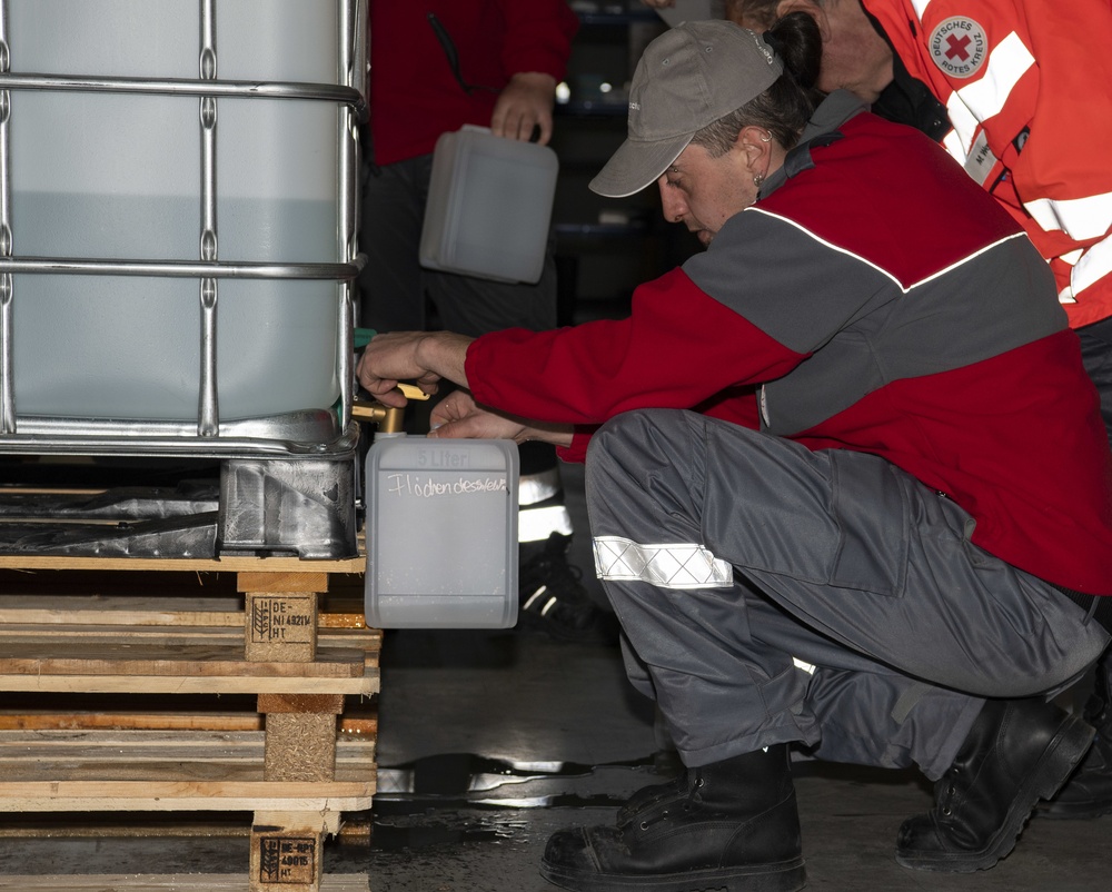 52nd MDG visits Bitburg COVID-19 testing facility