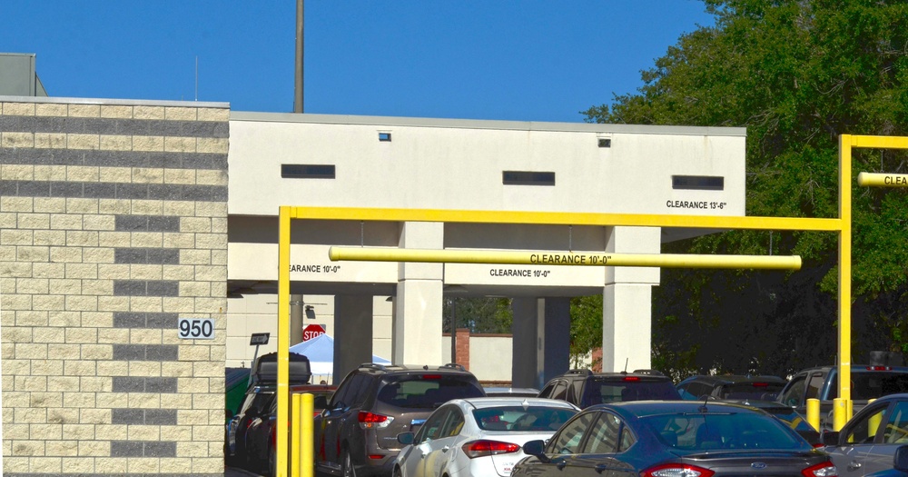 Naval Hospital Jacksonville’s expanded drive-thru pharmacy service