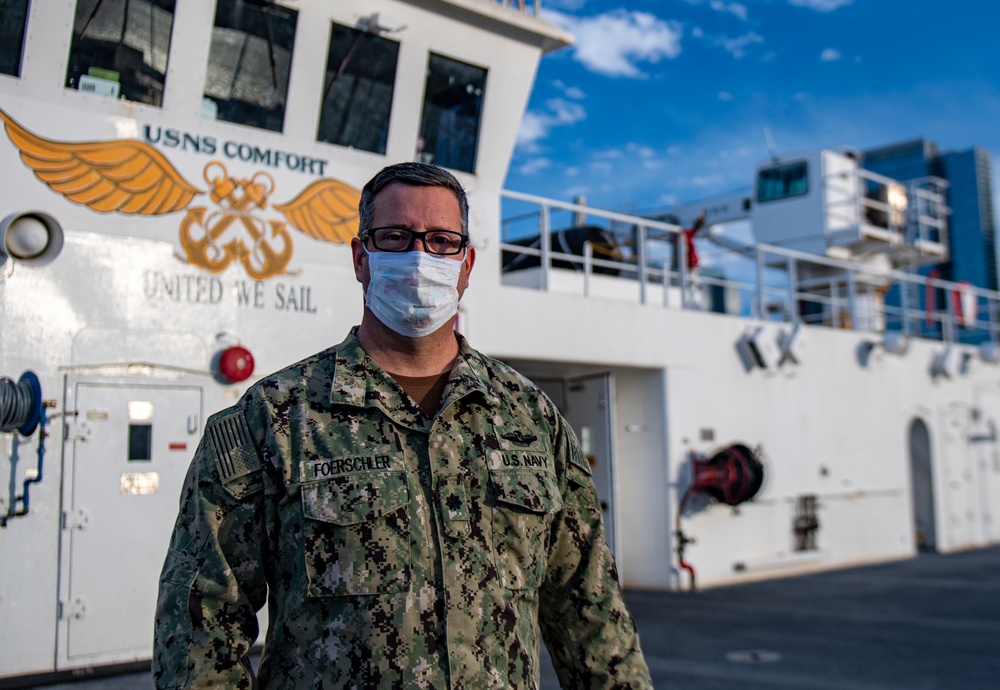 Zephyr Cove, Nev. Native Serves Aboard USNS Comfort