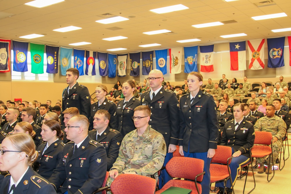 Fort McCoy NCO Academy Graduations for BSNCOC Class 002-20 and BLC Class 002-20.