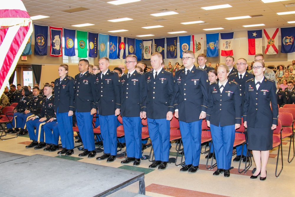 Fort McCoy NCO Academy Graduations for BSNCOC Class 002-20 and BLC Class 002-20.