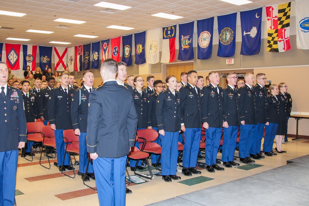 Fort McCoy NCO Academy Graduations for BSNCOC Class 002-20 and BLC Class 002-20.