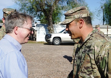 Dignitaries visit Southwest Border to meet the troops