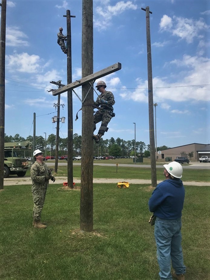 Pole Climbing Training at NCTC Gulfport