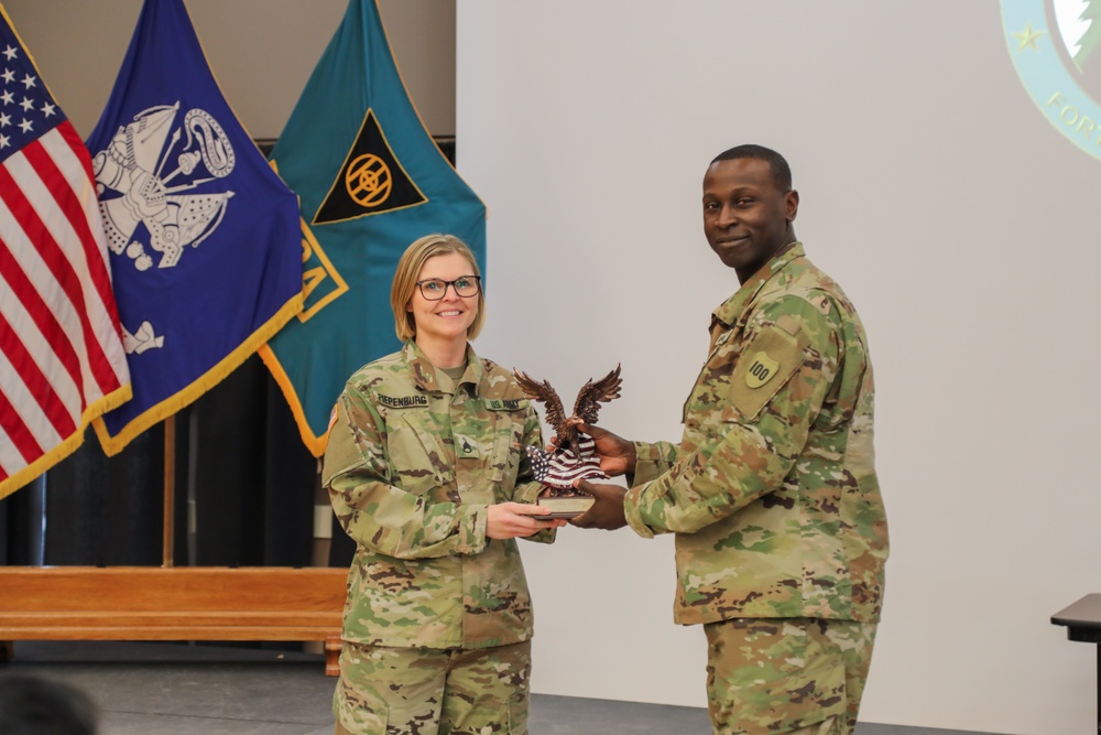 The Fort McCoy NCO Academy conducted a Recognition Ceremony on 5 Feb 2020.