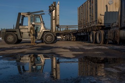 Barging into the fight: Eielson receives critical munitions