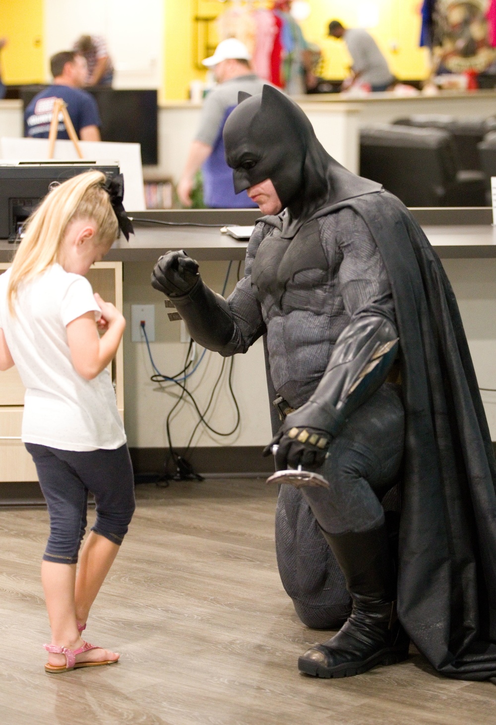 Title: “Cause-play”: Dogface Soldier suits up as Batman to give back to community