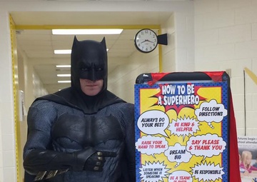 “Cause-play”: Dogface Soldier suits up as Batman to give back to community