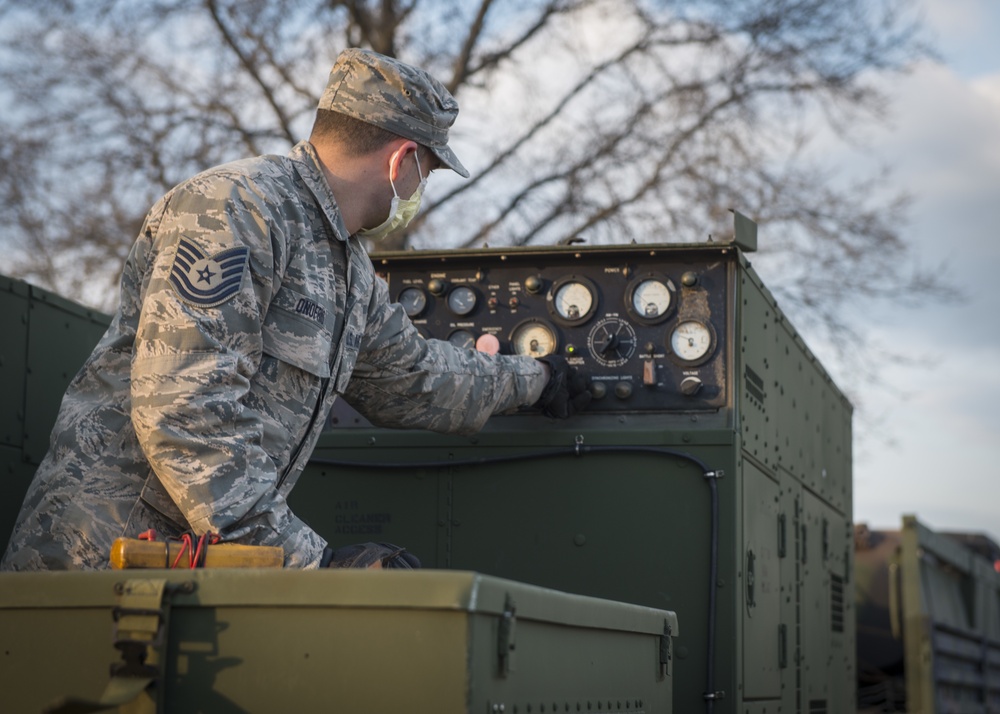 Connecticut National Guard powers COVID-19 testing site