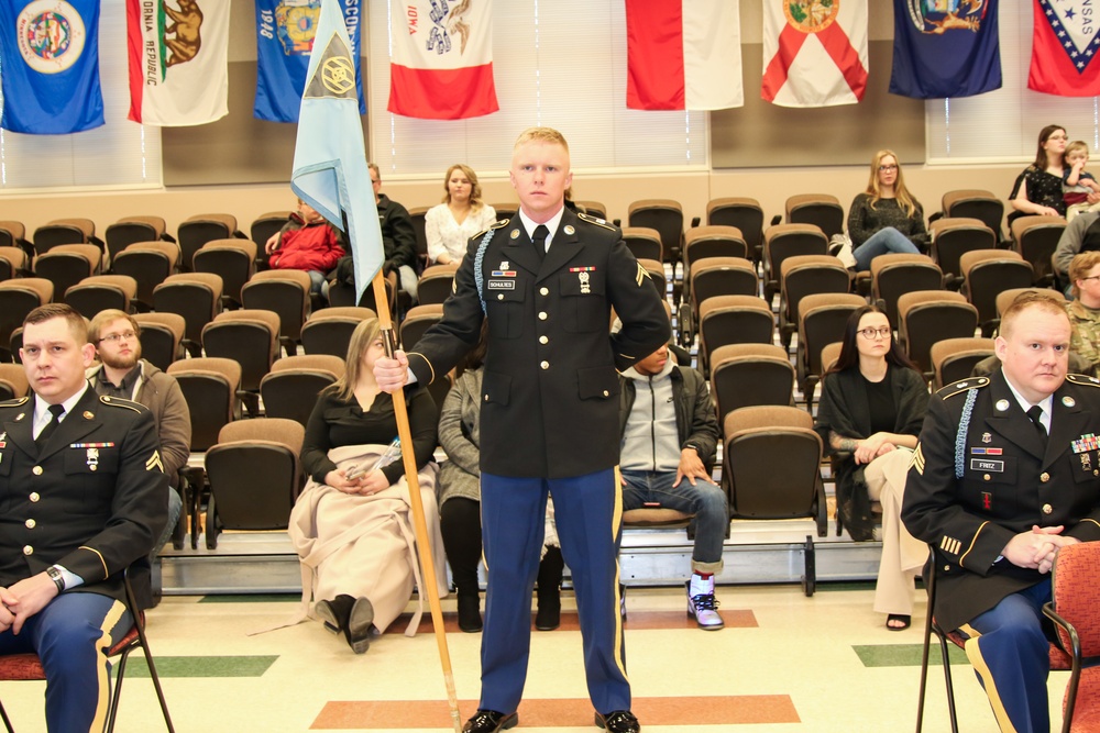 Fort McCoy NCO Academy Graduations for BSNCOC Class 003-20 and BLC Class 003-20.