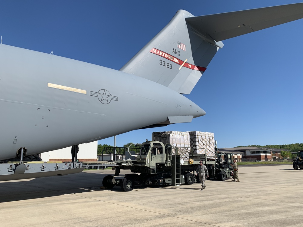 167th Airlift Wing transports testing kits to U.S.