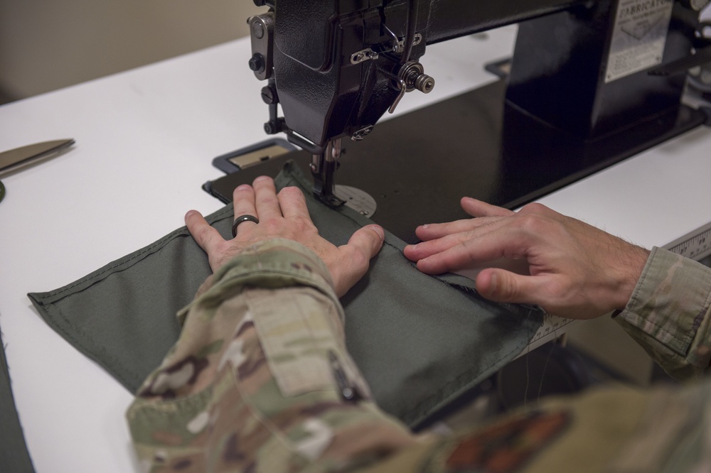 54th OSS AFE flight provides masks for Airmen