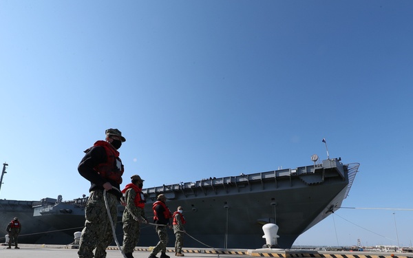 USS Gerald R. Ford (CVN 78) Incline Experiment
