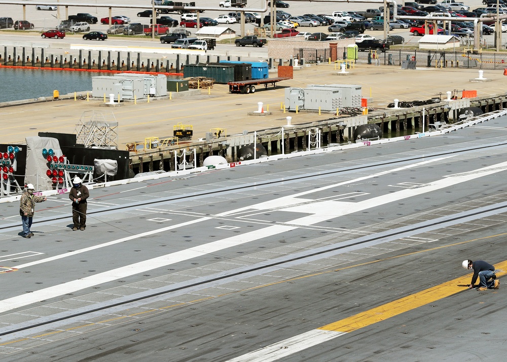 USS Gerald R. Ford (CVN 78) Incline Experiment