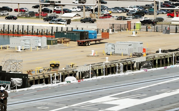 USS Gerald R. Ford (CVN 78) Incline Experiment