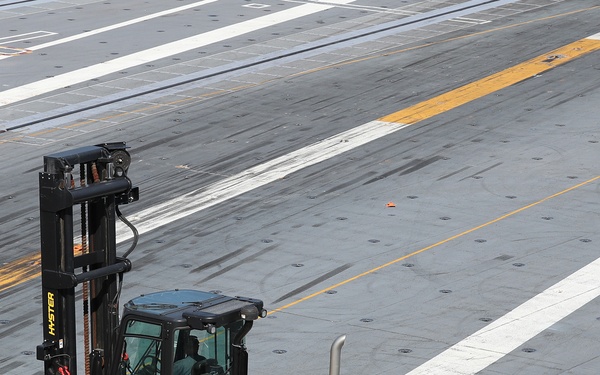 USS Gerald R. Ford (CVN 78) Incline Experiment