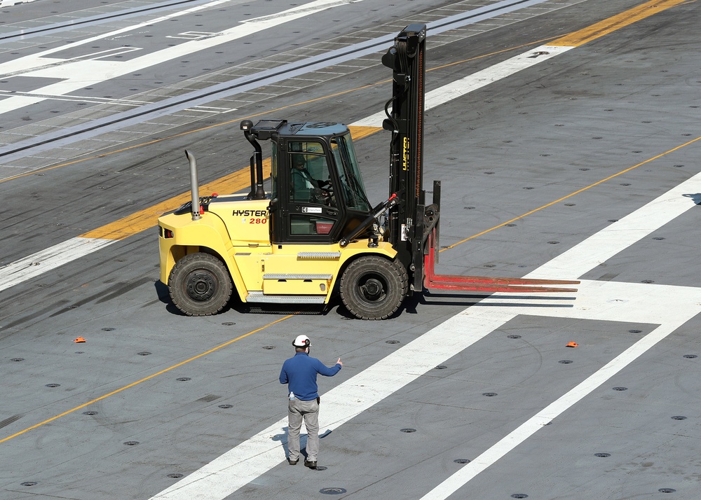 USS Gerald R. Ford (CVN 78) Incline Experiment