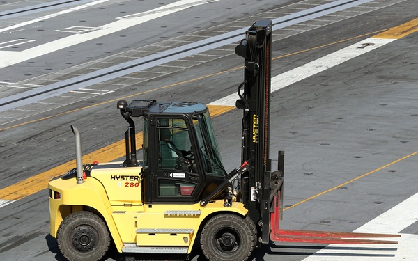 USS Gerald R. Ford (CVN 78) Incline Experiment