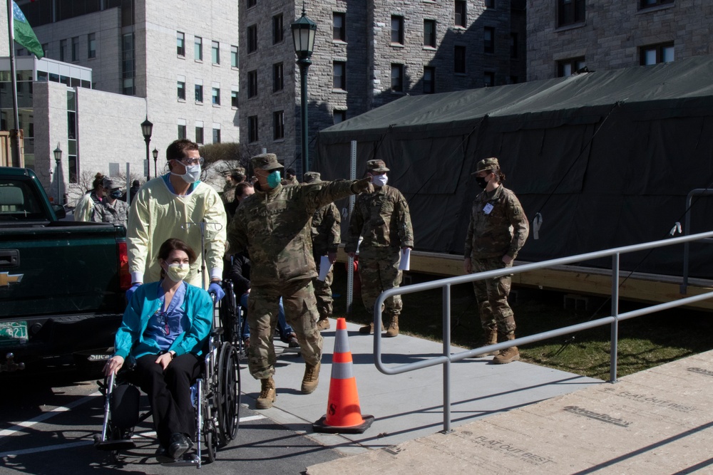 Vermont National Guard and UVM Medical Center Mass Casualty Exercise