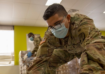 NYARNG and Feeding Westchester distributes food to communities during the COVID-19 pandemic