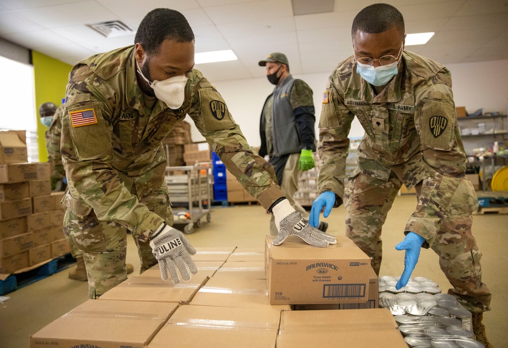 NYARNG and Feeding Westchester distributes food to communities during the COVID-19 pandemic