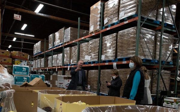 Washington State Leaders visit 141st Air Refueling Wing Airmen Supporting COVID-19