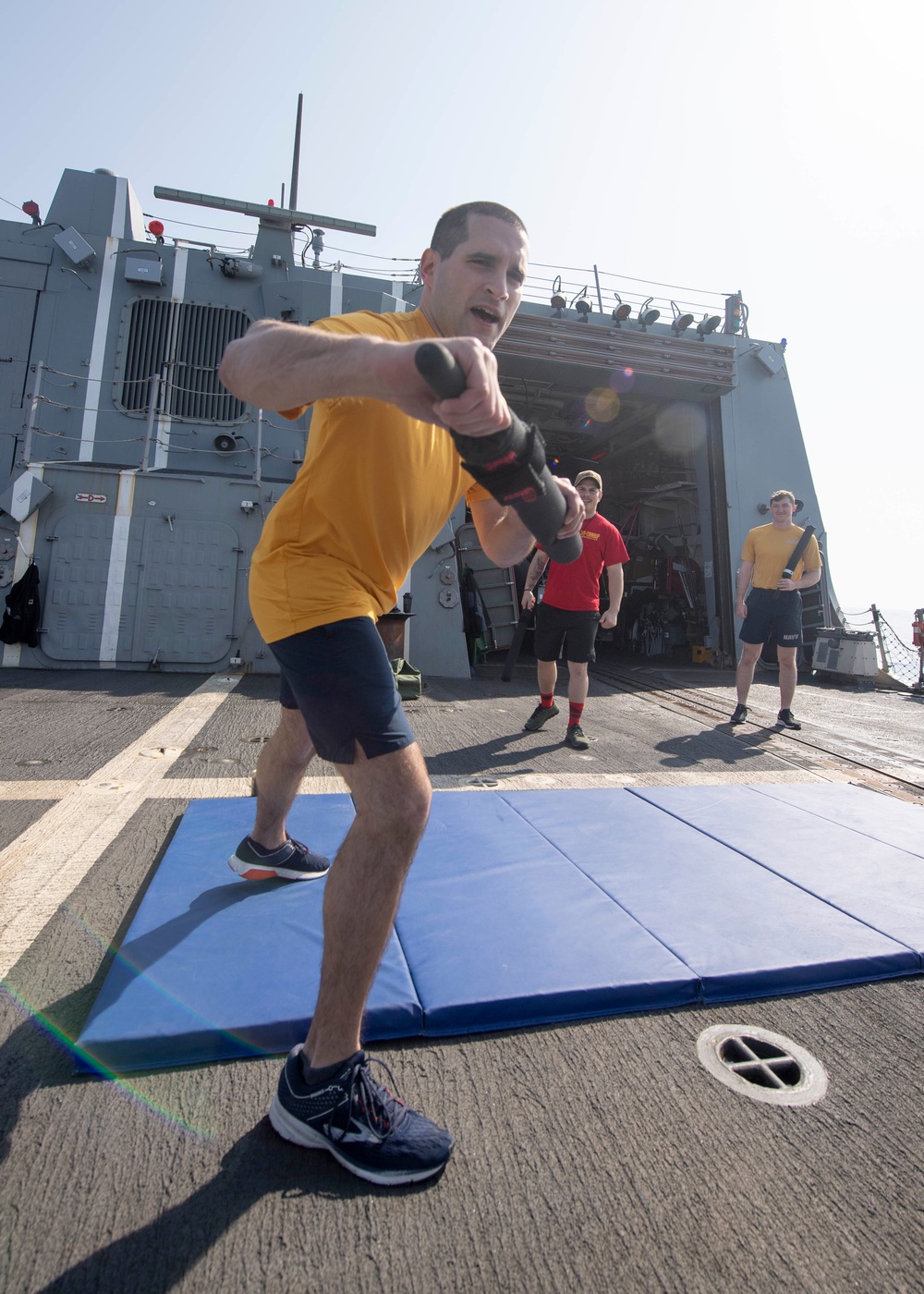 Rafael Peralta Sailors Conducts Sentry Training