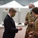 Leaders Tour Newly Installed Isolation Pods at McCormick Place Convention Center