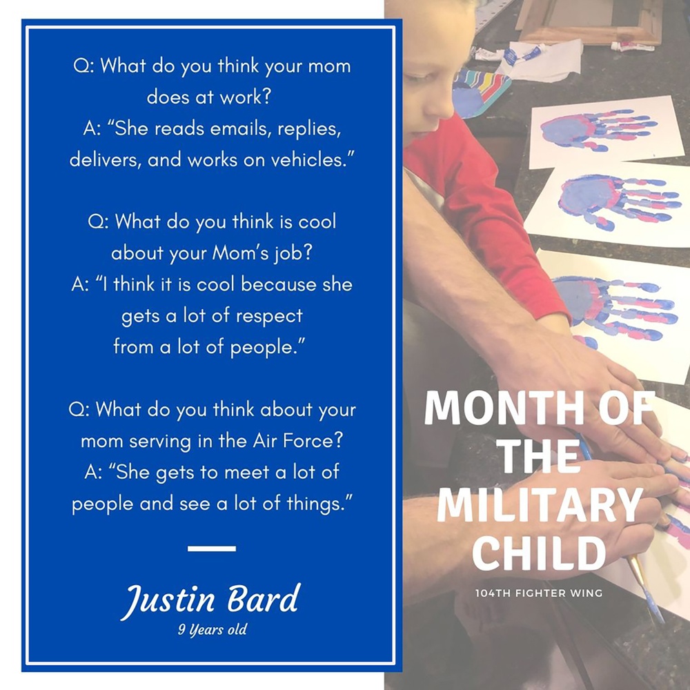Meet one of our Military Child of the Month Heroes at the 104th Fighter Wing