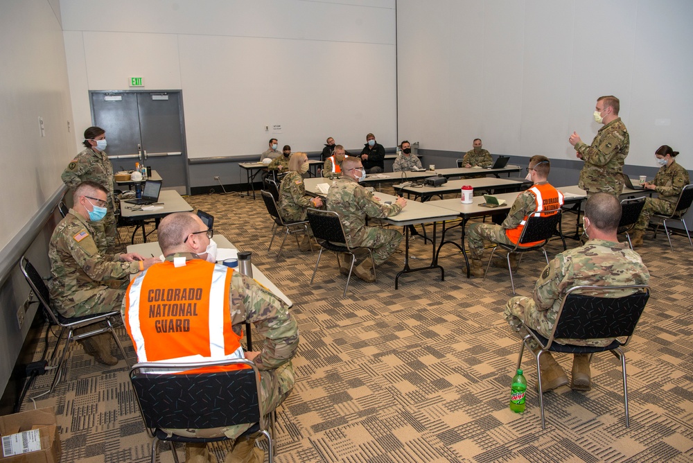 Colorado National Guard Members support the COVID-19 Response Efforts