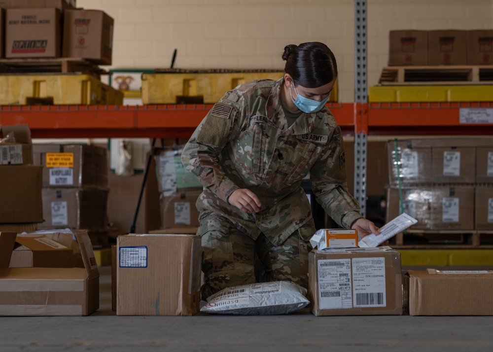 Soldier supports COVID-19 response efforts