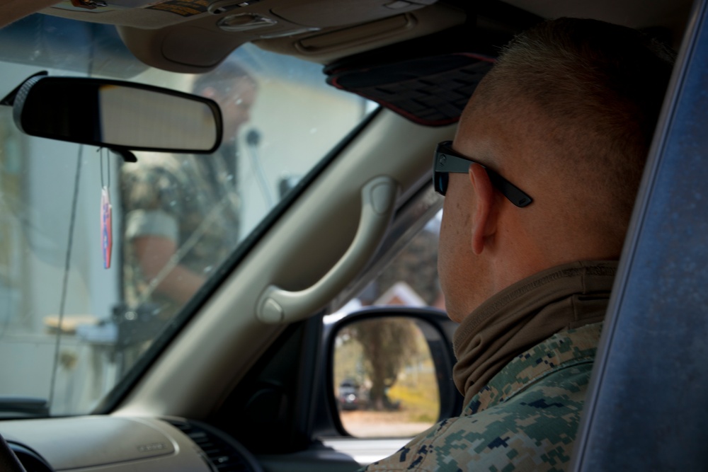 Sermon Over the Airwaves: Chaplain Provides Drive-in Sermon Over FM Radio